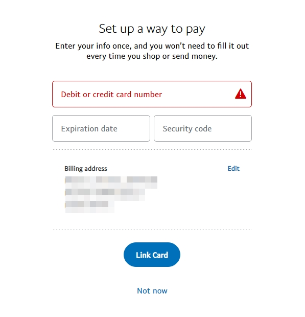 PayPal Nigeria debit card